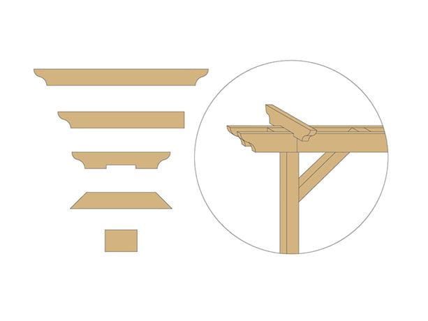 Pergola components