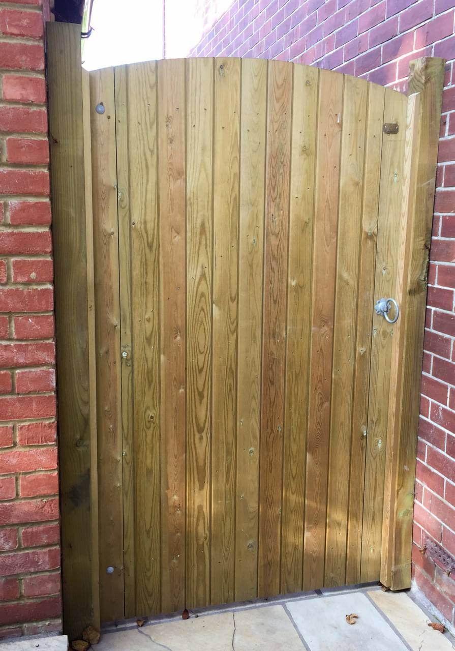 Fence Post Wall Plates Attach To, How To Fit A Wooden Garden Gate