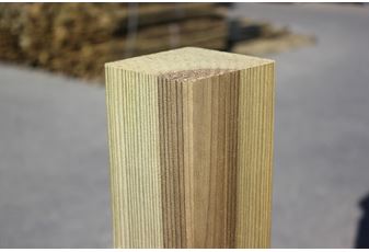 Square Wooden Fence Posts (Non Slotted)