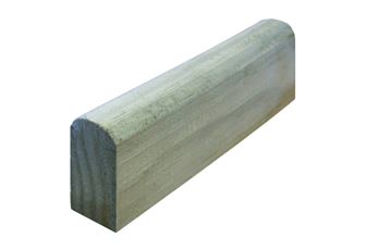 145mm x 47mm x 22mm Block for Slotted Post Gravel Board Jakcured