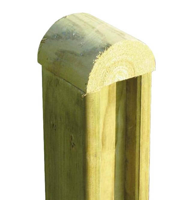Half Round Fence Post Cap C
