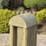 Half Round post cap