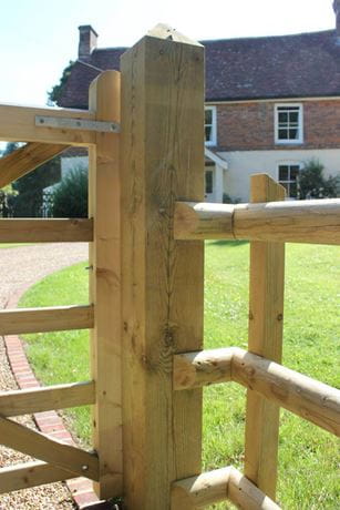 Post for field gate