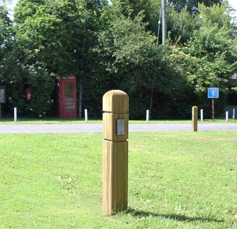 Timber protection post