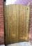 Wall plate on garden gate