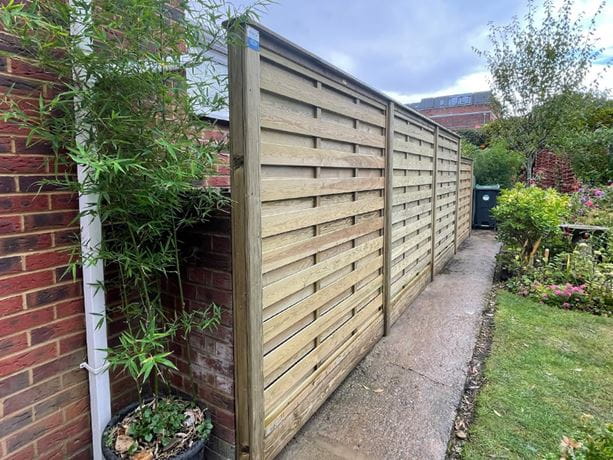 slotted fence posts