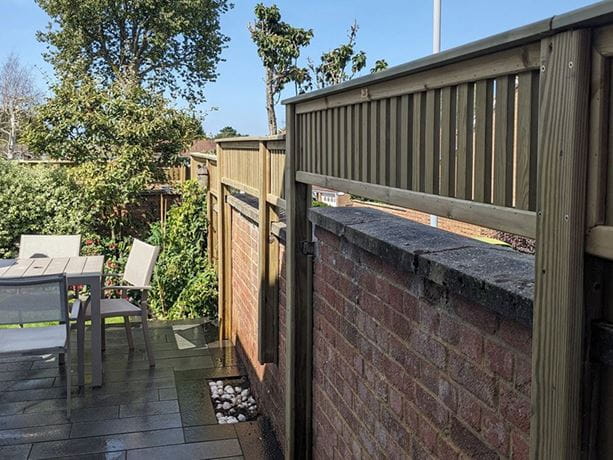 Slotted timber fence posts