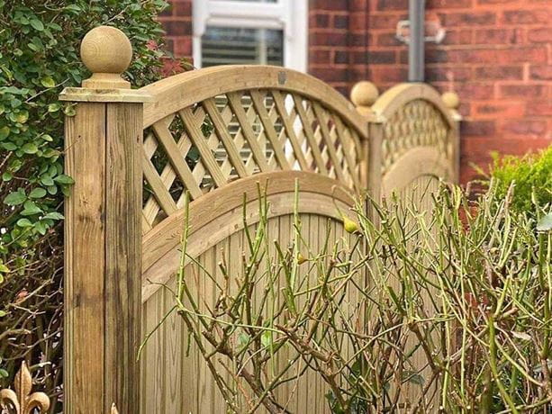Timber slotted fence posts