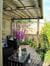 woven garden shelter with sides