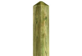 Gate Post 2.7m x 125mm x 125mm Pointed Top