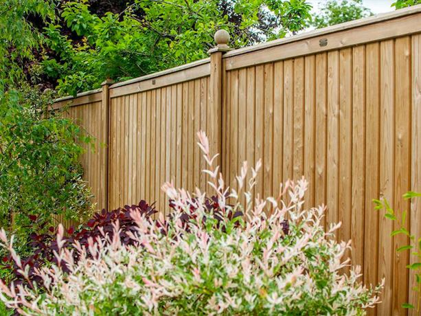 wooden fence panel