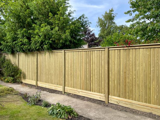 Tongue and Groove Fence Panels