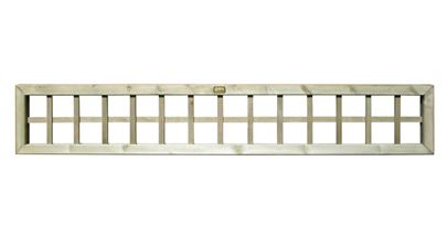 Two Square Short Trellis Topper panel