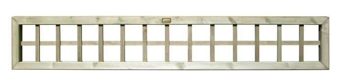 Two Square Short Trellis Topper panel 