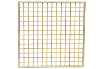 1.83m High x 1.83m Wide 6ft Premier Trellis Panel 100mm Squares
