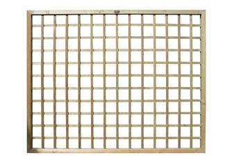 1.45m High x 1.83m Wide Premier Trellis Panel 100mm Squares