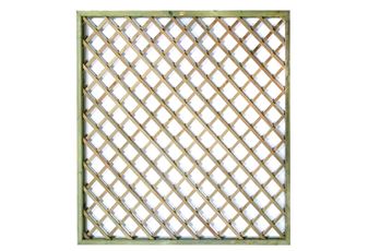 1.83m High x 1.83m Wide Diamond  Premier Trellis Panel#