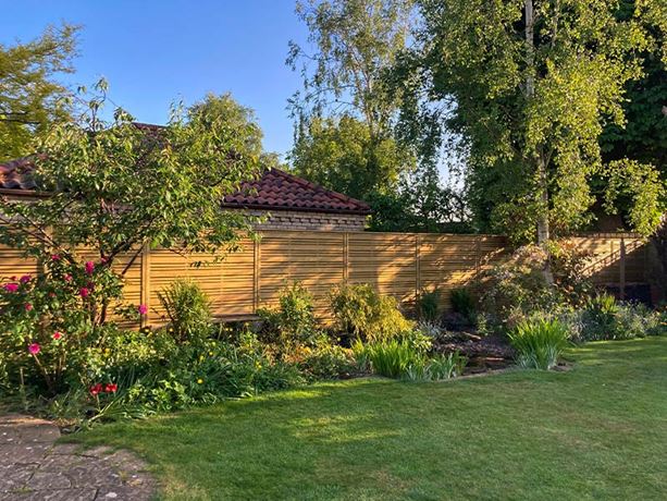 Urban Slatted Fence Panel Design
