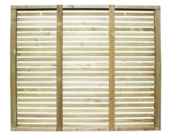 Back of Venetian fence panel 1520mm high