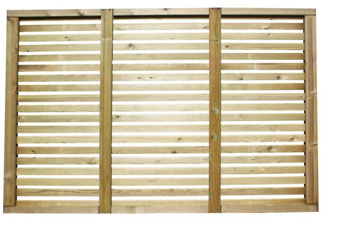 Back of Venetian fence panel 1200mm high