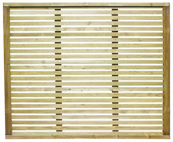 Venetian fence panel