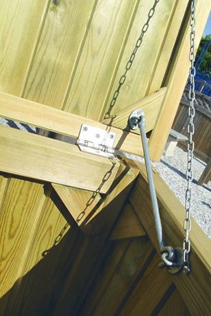 Wheelie Bin Cabin Hook