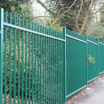 Vertical bar railings