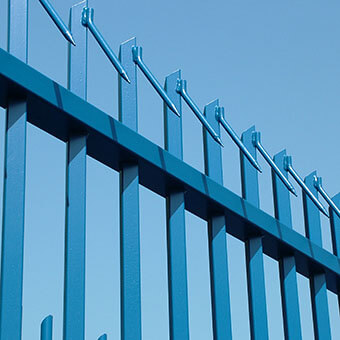 High security vertical bar fencing