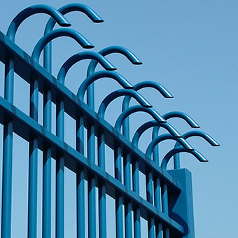 Vertical bar railings