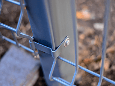 Euroguard Regular V Mesh Fence Post and Fixing