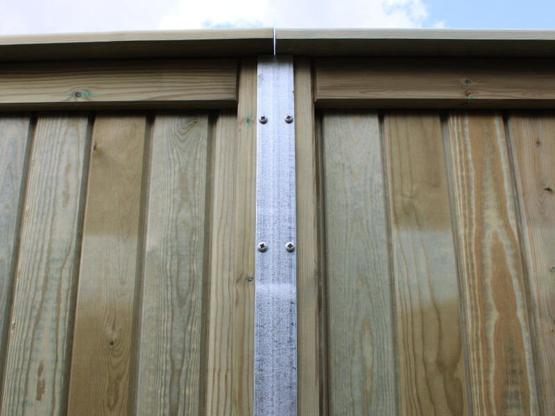 how to attach panels to post