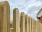 timber palisade fencing