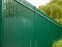 Green steel railings