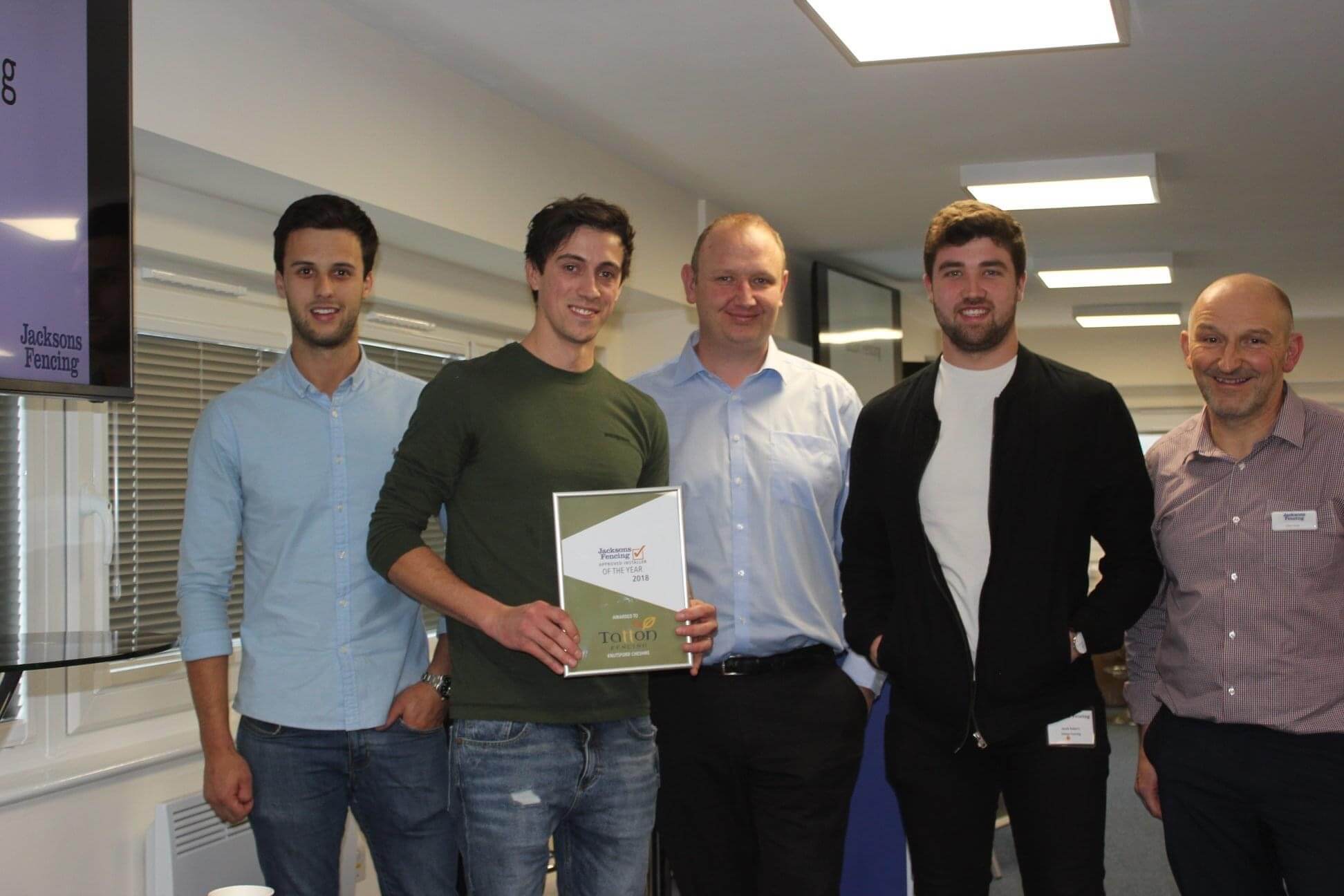 Tatton Fencing - Approved Installer of the Year 2018