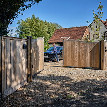 Timber gates