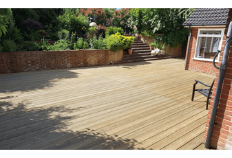 156 Metres of Decking Create Wheelchair Friendly Garden