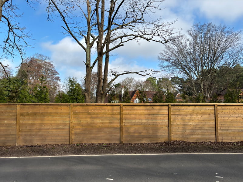 Acoustic Fence for Loud Roads