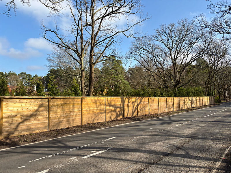 Acoustic fencing for residential properties