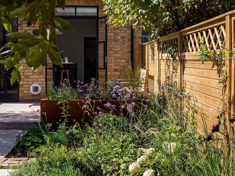 beautiful courtyard garden