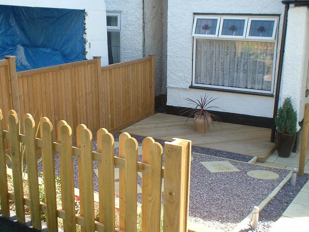 Front garden fencing