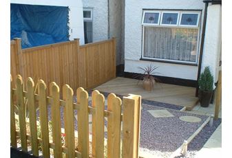 A man sent his wife over to ask if we minded if he felt our fence!