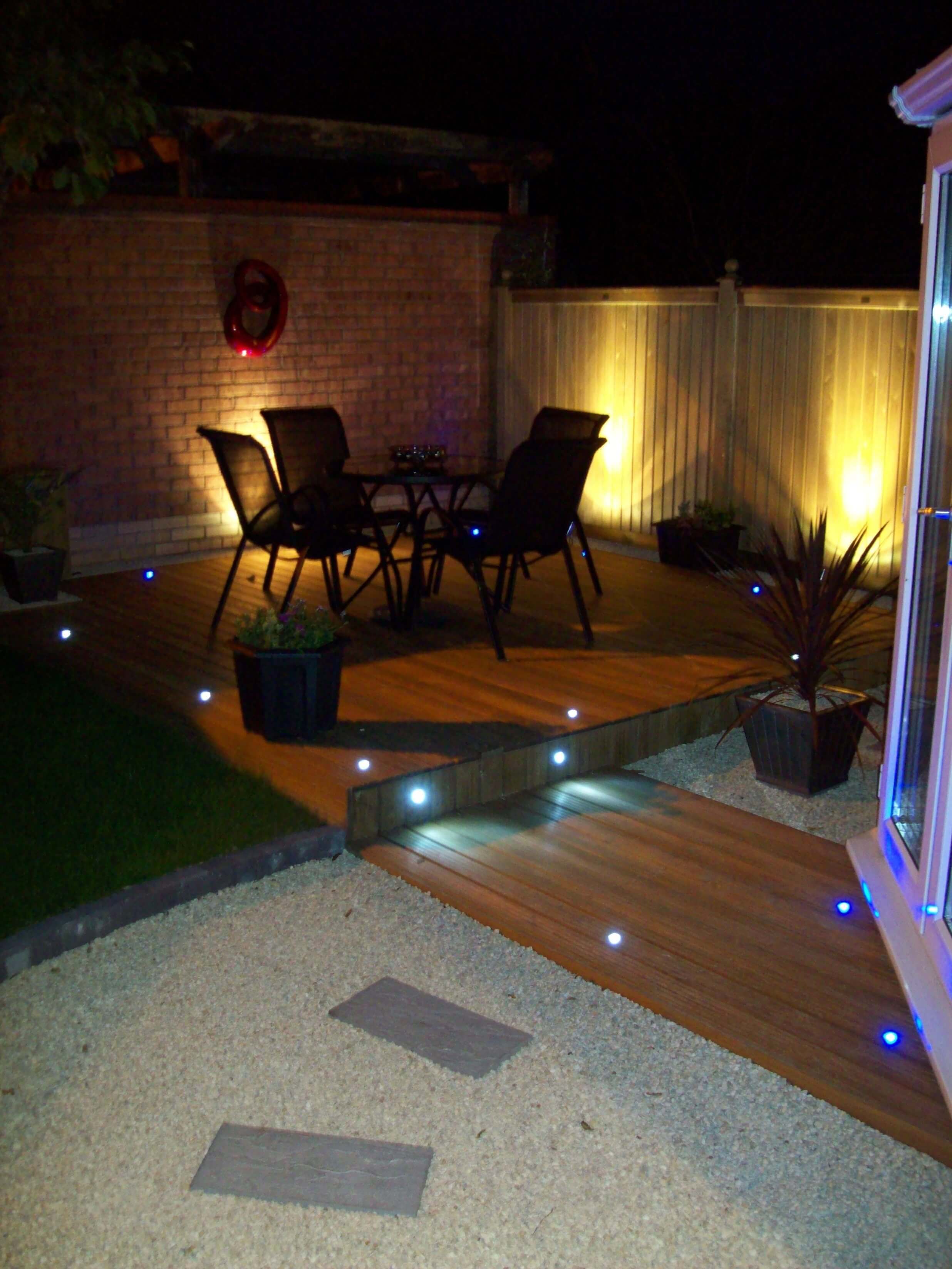 Decking at night