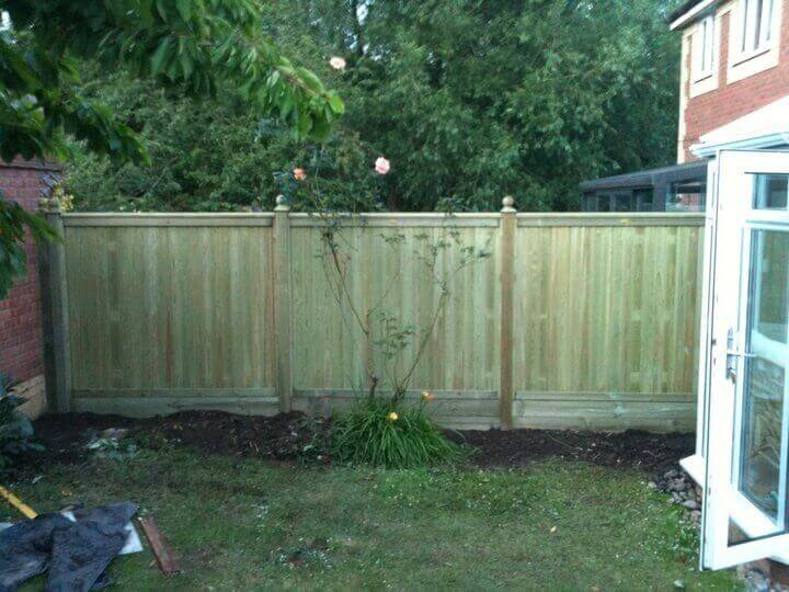 Horizontal Boarded Lattice Fence Panel Pressure Treated Free Delivery Available