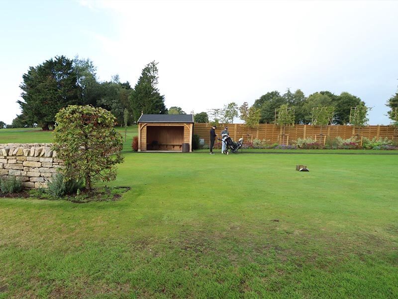 fence panel for golf course