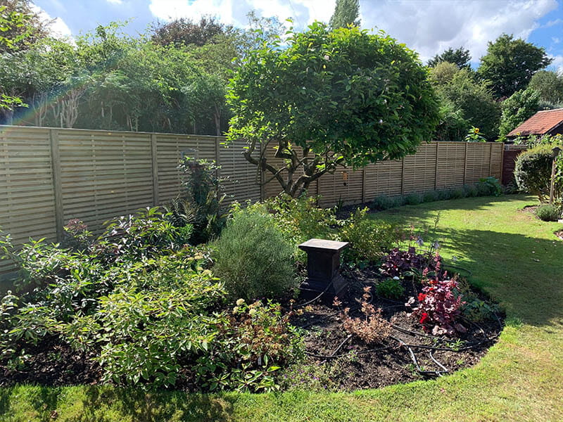 fencing in garden designs