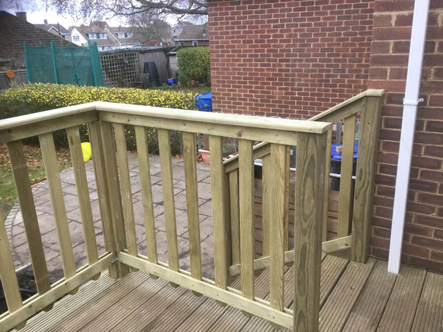 Decking steps