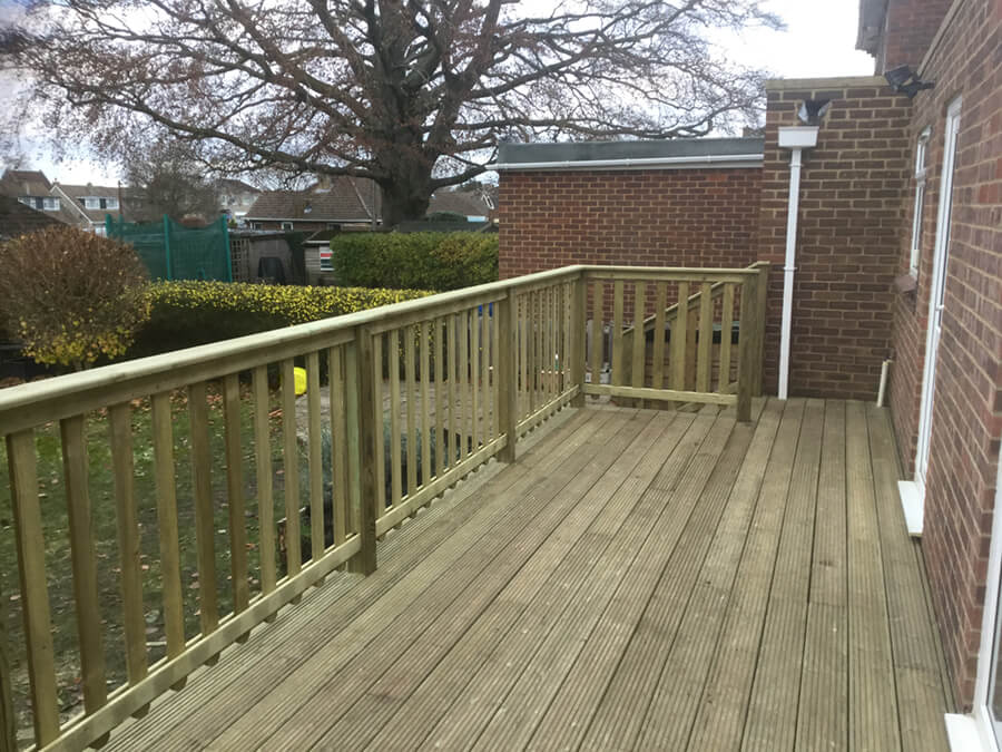 Premium garden decking