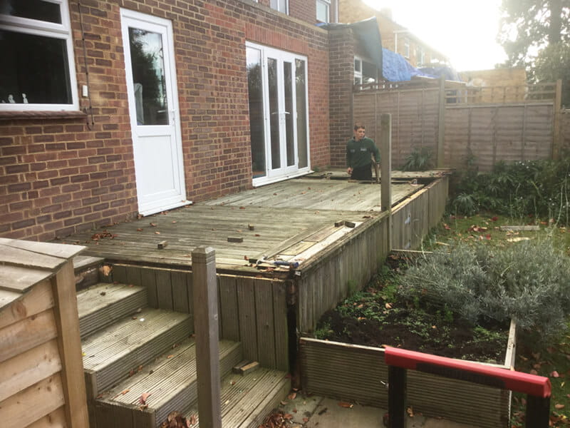 Rotten decking