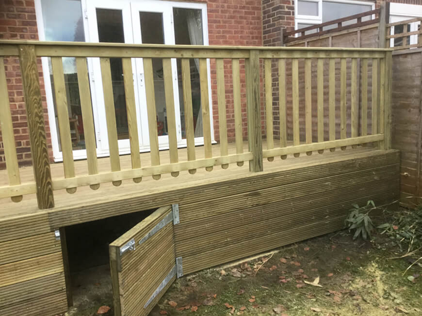 Timber decking