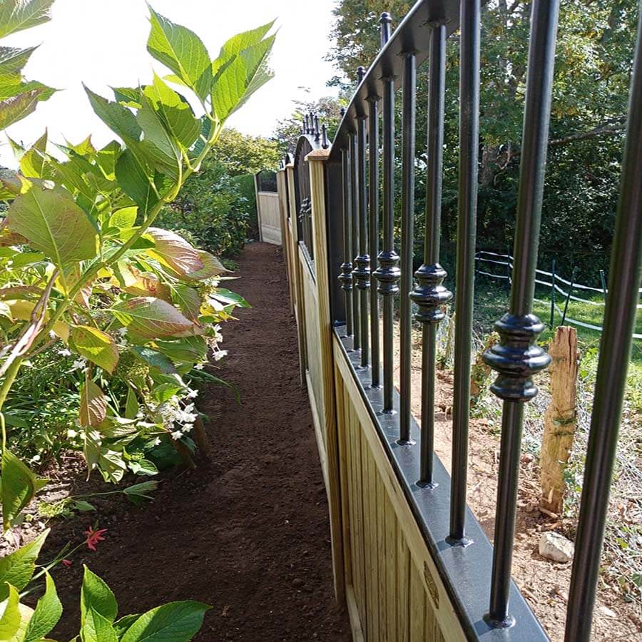 railing topper panel details